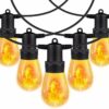 LED FLAME DEKORAČNY PAS 10M, 10 x VONKAJŠIE OSVETLENIE IMITACIA PLAMEŇA A60