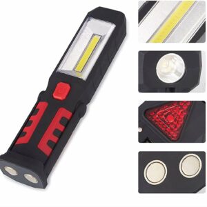 LED Pracovná lampa 3x LED, magnet 3w 94501
