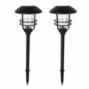 2KS LED SOLÁRNA VONKAJŠIA LAMPA ZÁHRADNÁ PRÍZEMNÁ X20-2