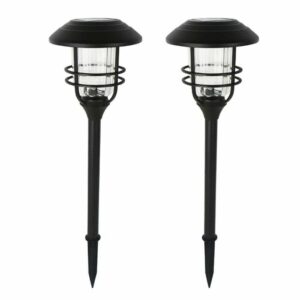2KS LED SOLÁRNA VONKAJŠIA LAMPA ZÁHRADNÁ PRÍZEMNÁ X20-2