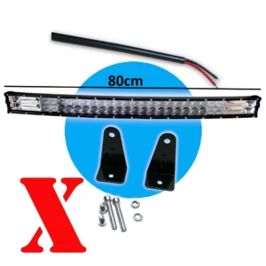 LED SVETELNÁ RAMPA, ZAOBLENÁ LED LIŠTA, OFFROAD LED PRACOVNÉ SVETLO, SPĹŇA NORMU CE, 80CM, 240W, KE23-02