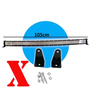 LED SVETELNÁ RAMPA, ZAOBLENÁ LED LIŠTA, OFFROAD LED PRACOVNÉ SVETLO, SPĹŇA NORMU DOT CE, 105CM, 540W, KE22-484