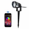 LED VONKAJŠIE INTELIGENTNÉ SVIETIDLO ZÁHRADNÉ BODOVÉ SVETLO BLUETOOTH OVLÁDANIE RGB IP65 T3266