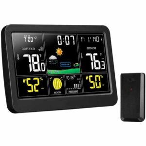 Meteostanica predpoveď počasia s farebným LCD displejom s externým vysielačom EWT8295