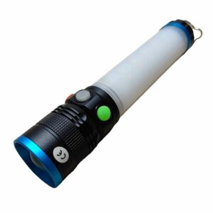MULTIFUNKČNÁ CAMPINGOVÁ LED BATERKA S ALARMOM T12