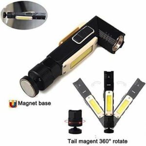 MULTIFUNKČNÁ PRACOVNÁ BATERKA S MAGNETOM A USB NABÍJATEĽNÁ COB LED PCOVNÉ SVETLO TFASZ2