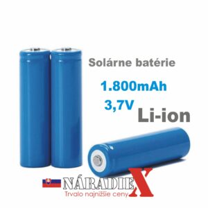 NABÍJACIA BATÉRIA LI-ION 1800 MAH, 3,7 V, KC 18650
