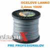 OCELOVA STRUNA PRE KROVINOREZ 100M 2,4MM EXTRA SILA ND205