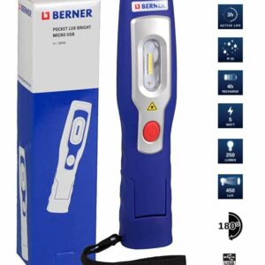 BERNER POCKET DUOLUX „BRIGHT“ LED PRACOVNA LED LAMPA 206956