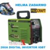 PROCRAFT INVERTOROVÁ ZVÁRAČKA 260A MMA DIGITAL SP260 HELMA ZADARMO