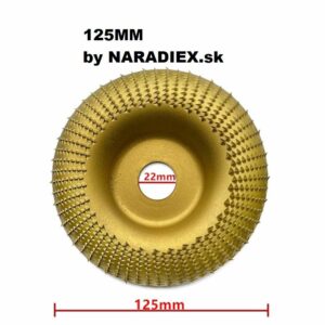 RAŠPLOVÝ KOTÚČ NA DREVO GRINDISC 125MM 66014