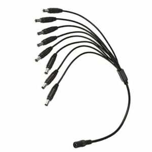 ROZBOČOVACÍ KABEL, ROZDELOVAČ NAPAJANIA 12V PRE KAMERY 8-CESTNY ND14R