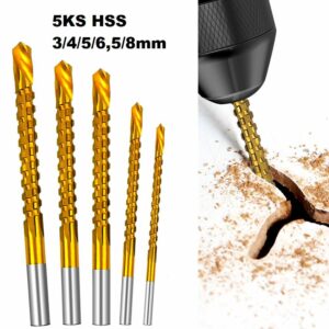 SADA 5KS HSS FRÉZOVACÍCH VRTÁKOV DO DREVA EX2280