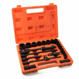 SADA NÁSTRČNÝCH KOVANÝCH KĽÚČOV 21KS 1/2" 12HRAN HB6769