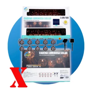 SOLÁRNE LED SVIETIDLÁ 3,6M 2200K EXOTICKÉ 10 ŽIAROVIEK 63558