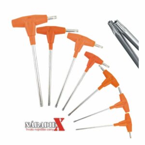 Sada 7ks skrutkovačov Torx s otvorom T-KLUČOV SR1300