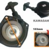 ŠTARTOVACÍ MECHANIZMUS ŠTARTER PRE KROVINOREZ KAWASAKI TD33 TD48 TG33 A 2TAKTNÉ MOTORY ND105