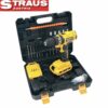 STRAUS AKUMULATOROVÝ SKRUTKOVAČ 20V 2XBATERIA, 120KS SADA LED OSVETLENIE ST/CD20-120