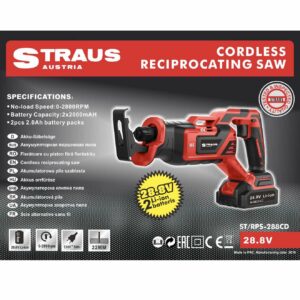 PROFI STRAUS AUSTRIA AKUMULÁTOROVÁ CHVOSTOVA PÍLA ST/RPS288CD