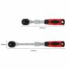 TELESKOPICKÁ RAČŇA 3/8" DĹŽKA 230-330MM, L/P, EPICA RED 35994