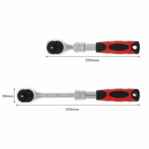 TELESKOPICKÁ RAČŇA 3/8" DĹŽKA 230-330MM, L/P, EPICA RED 35994