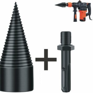 ŠTIEPACÍ TŔŇ – KUŽEĽ NA DREVO 100X45MM, S ADAPTÉROM SDS+ D3000
