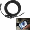 5M USB endoskop -inšpekčná kamera Borescope IP67 Vodotesná so 6 LED svetlami pre Android Win XP/7/8/9/10 ENDOCAM5