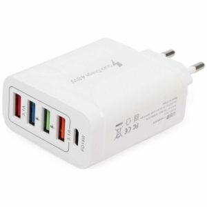 USB RYCHLONABIJAČKA 48W, 3,1A, 4xUSB +PD18 A501-1