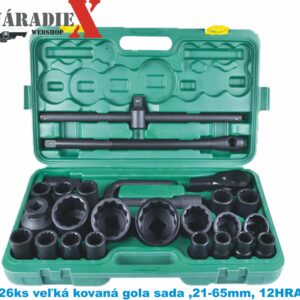 VEĽKÁ TANKOVÁ GOLA SADA 26KS KOVANÁ 12HRAN R2612