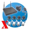 WIFI KAMEROVÝ SYSTÉM 4 VONKAJŠIE BEZDRÔTOVÉ KAMERY 4MP IP65 63567
