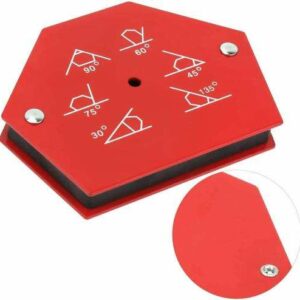 ZVÁRACÍ MAGNET MAGNETICKÝ 6-UHOLNÍK 34KG 75LB