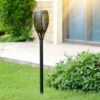 LED VONKAJŠIE OKRASNÉ SVIETIDLO 78CM FAKĽA S IMITÁCIOU PLAMEŇA TXF6006