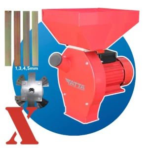 TATTA ŠROTOVNÍK OBILIA 3,5KW VEĽKÝ NÁSYPNÍK 240kg/h TM15G
