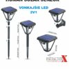 VONKAJŠIA LED SOLARNA LAMPA S POHYBOVYM SENZOROM LUDSKEHO TELA A FUNCIOU USB NABIJANIA HSV83
