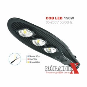 150W VODOTESNÉ LED POULIČNÉ SVETLO NA 220V, S TECHNOLÓGIOU COB, VONKAJŠIE OSVETLENIE NAPAJANIE NA 220V,IP66, 150W, 01100T
